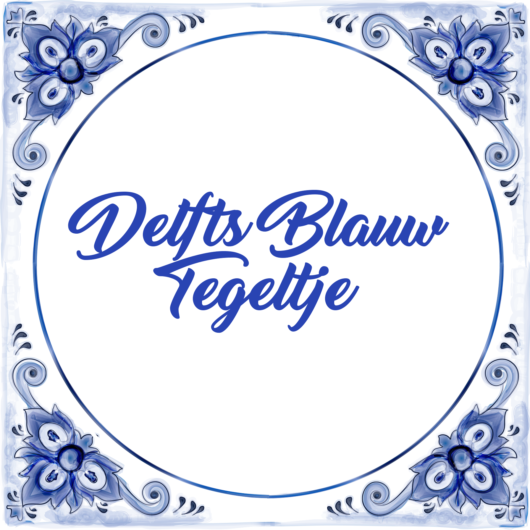 Delfts Blauw Tegeltje