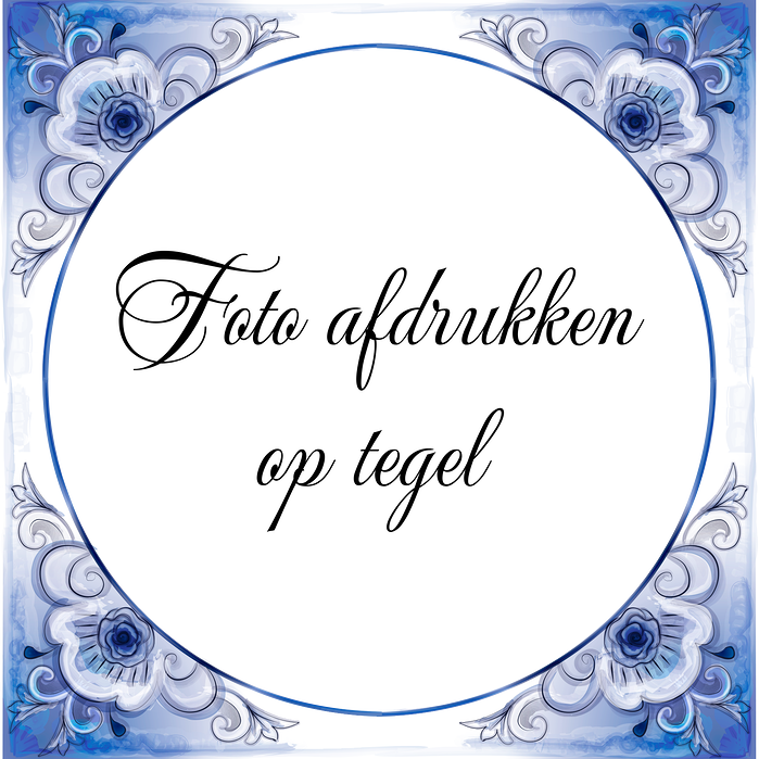 Foto afdrukken op tegel