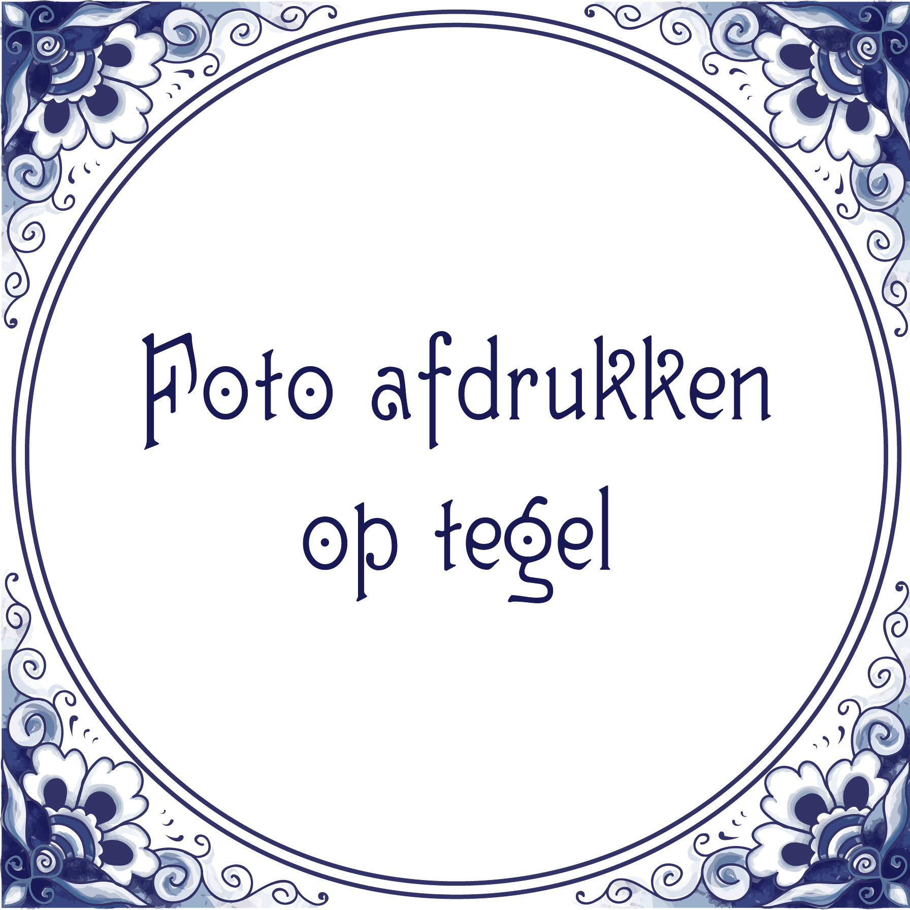 Foto afdrukken op tegel