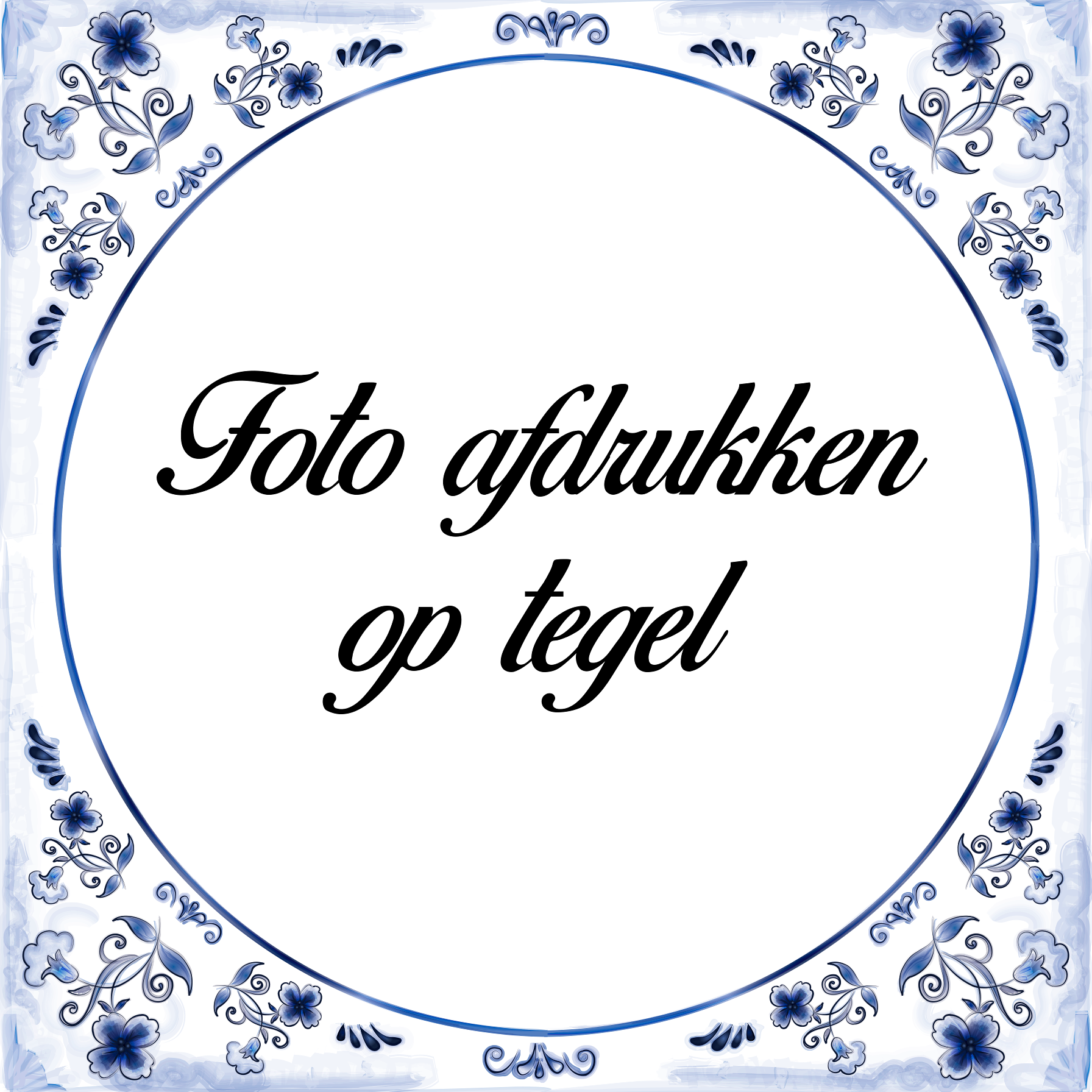 Foto afdrukken op tegel