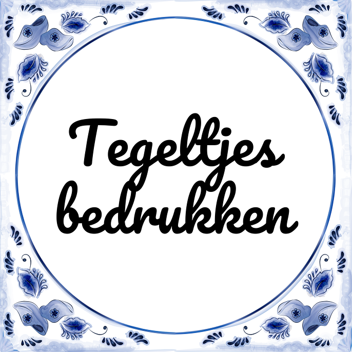 Tegeltjes bedrukken