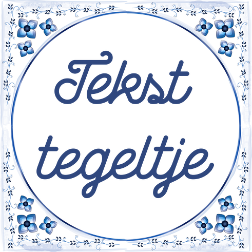 Tekst tegeltje