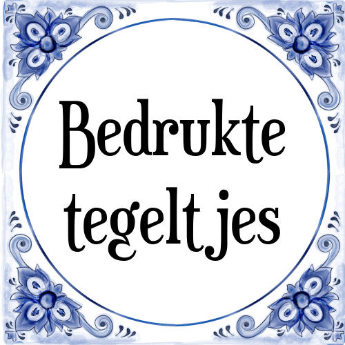 Bedrukte tegeltjes