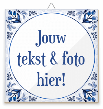 Tegel met Tekst Maken