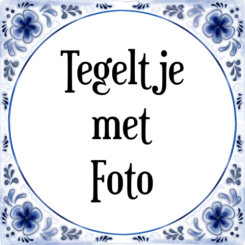 Tegeltje met Foto